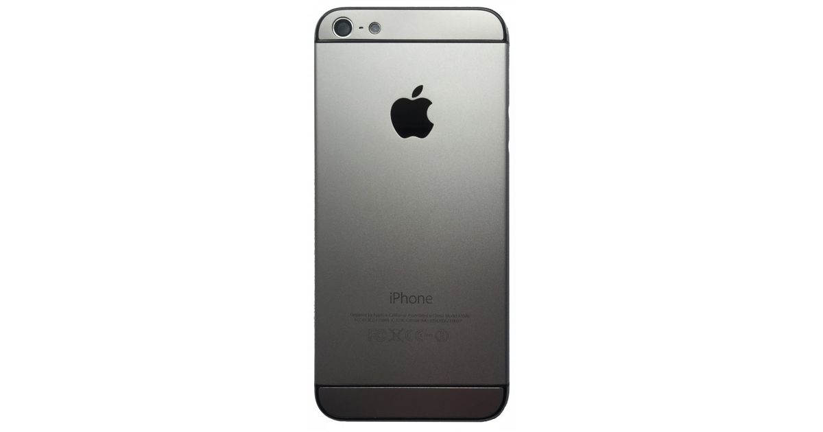 Корпус iPhone 5S дизайн iPhone 6 (Черный)