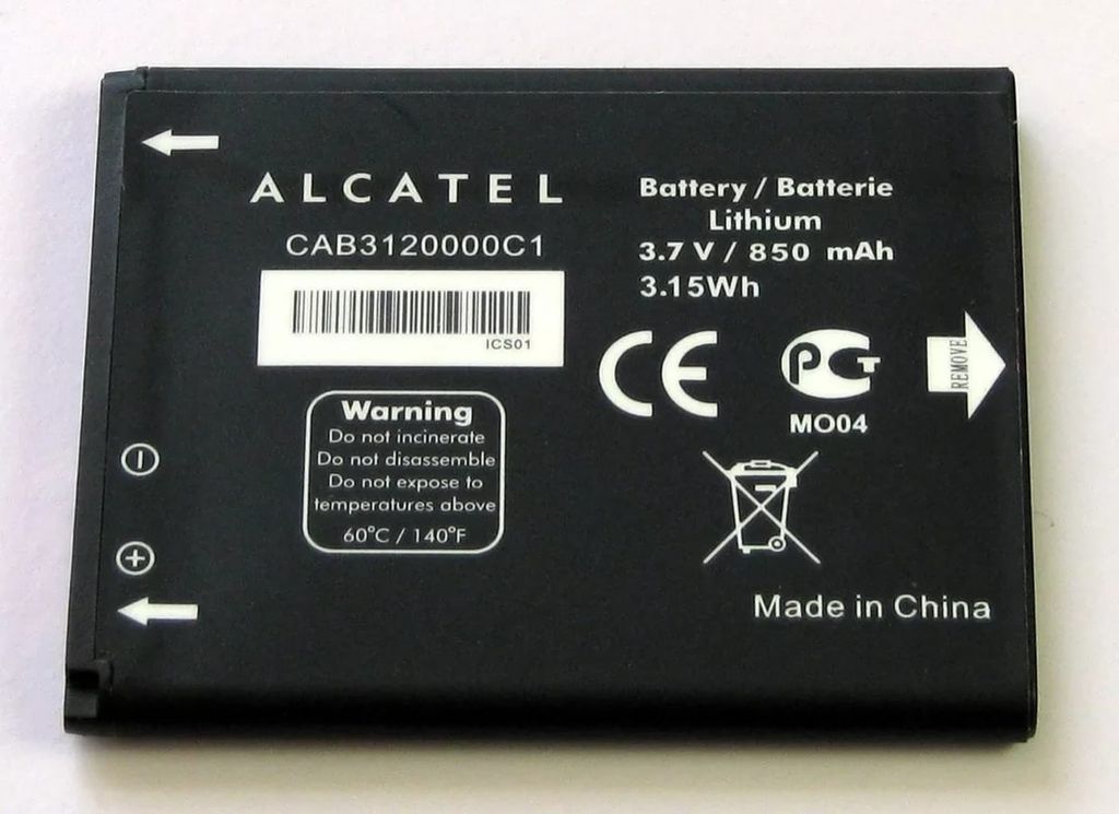АКБ Alcatel CAB31L0000C1 (OT2004D/282/813/813D/813F/890/890D/891/979/3041D/МегаФон TP-DS1)