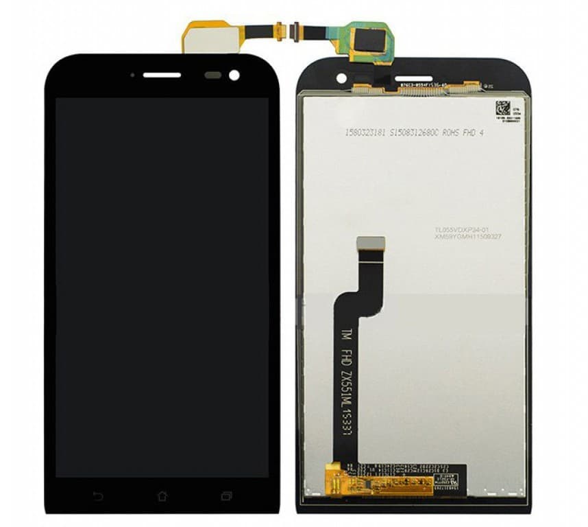 Дисплей для Asus ZX551ML (ZenFone Zoom) в сборе (черный)