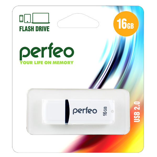 Флеш-накопитель Perfeo USB 16Gb (В ассортименте)