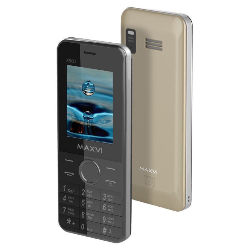 Телефон Maxvi X500 Black ( 863754010603072 ) 