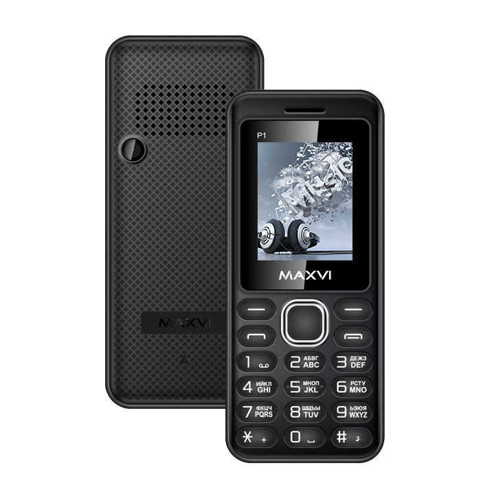 Телефон Maxvi P1 Black Black ( 863754012735815 ) 