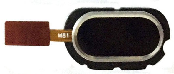 Шлейф для Meizu M2 Note на кнопку HOME (черный)