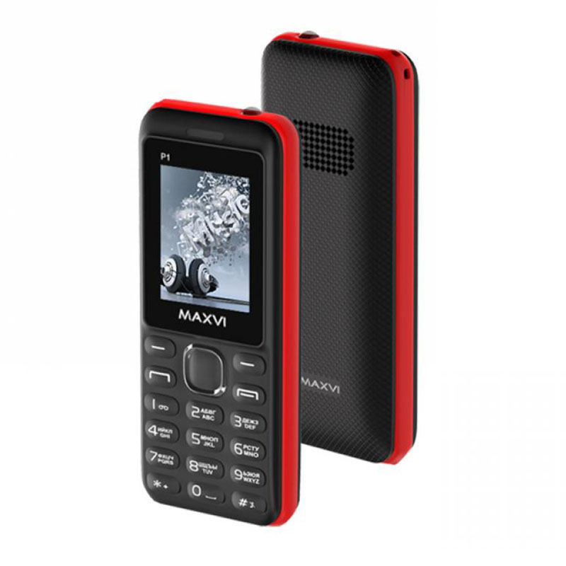 Телефон Maxvi P1 Black Red ( 863754012880876 )