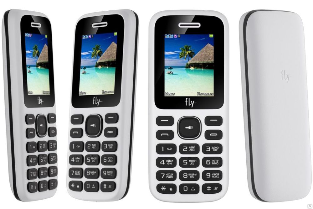 Телефон Fly FF180 White Duos ( 351986091003389 )