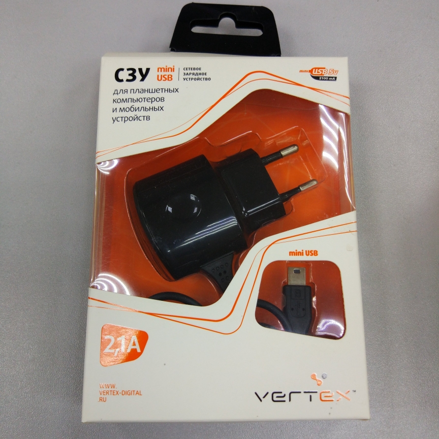 СЗУ "Vertex" miniUSB (1A)