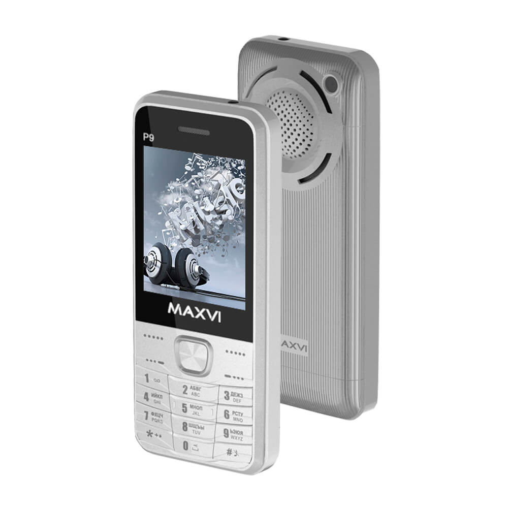 Телефон Maxvi P9 Silver ( 358333068421539 )