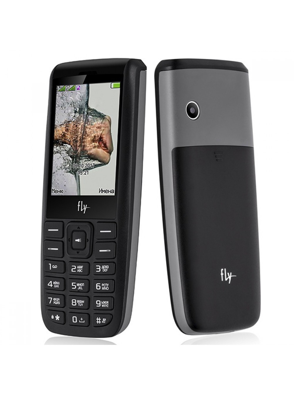 Телефон Fly FF247 Black Duos ( 351984090449307 )