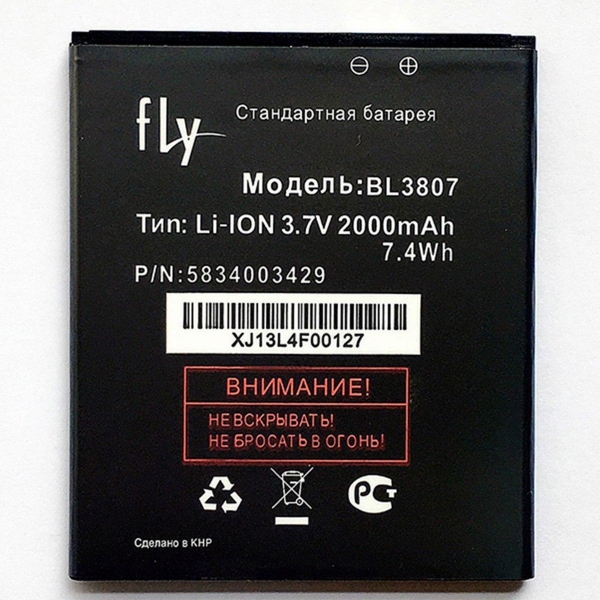 АКБ Fly BL3807 (IQ454/Evo Tech1)