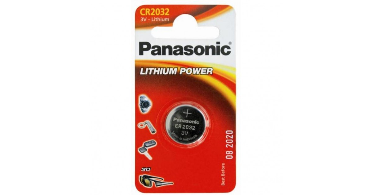 Батарейка Panasonic CR2032 Lithium 