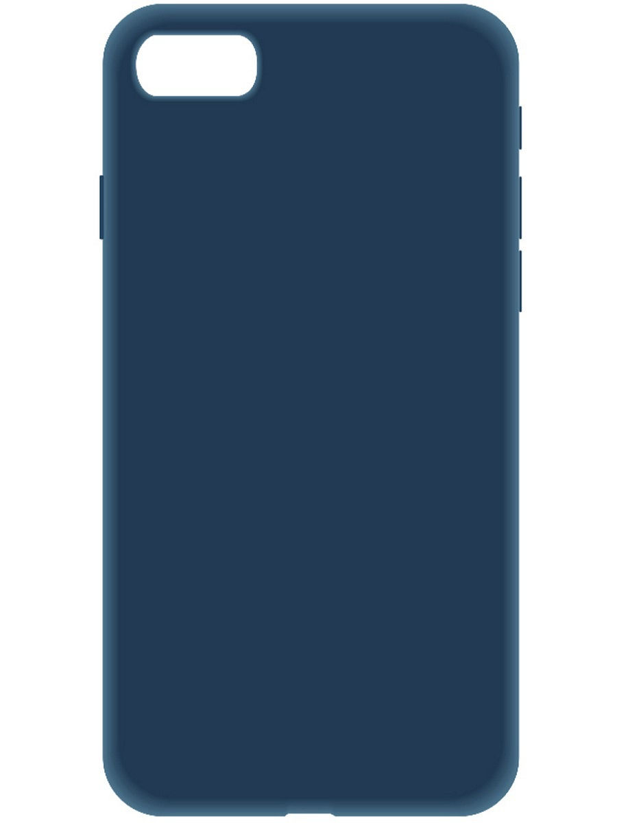 Чехол для iPhone 7/8 Soft Touch реплика (синяя)