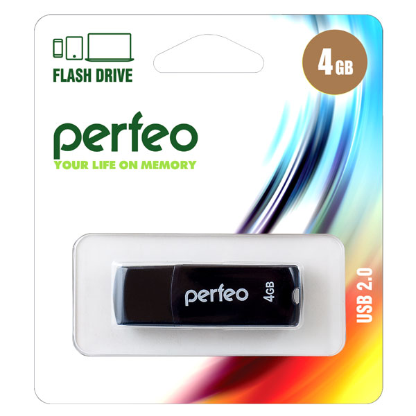 Флеш-накопитель "Perfeo" USB 4Gb (В ассортименте)