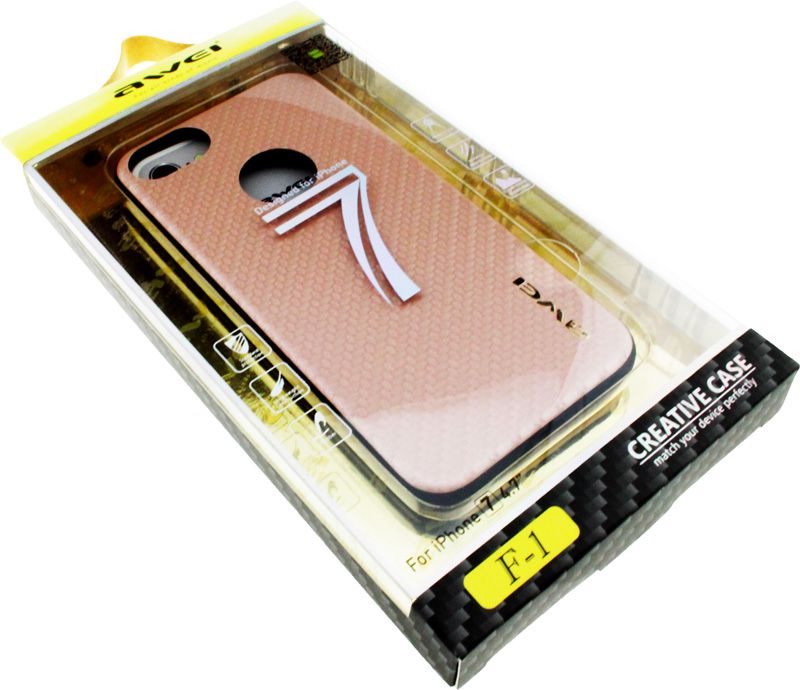 Чехол для iPhone 7/8 Awei PT-7 (розовое золото)