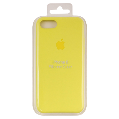 Чехол для iPhone 7/8 Soft Touch (желтый)
