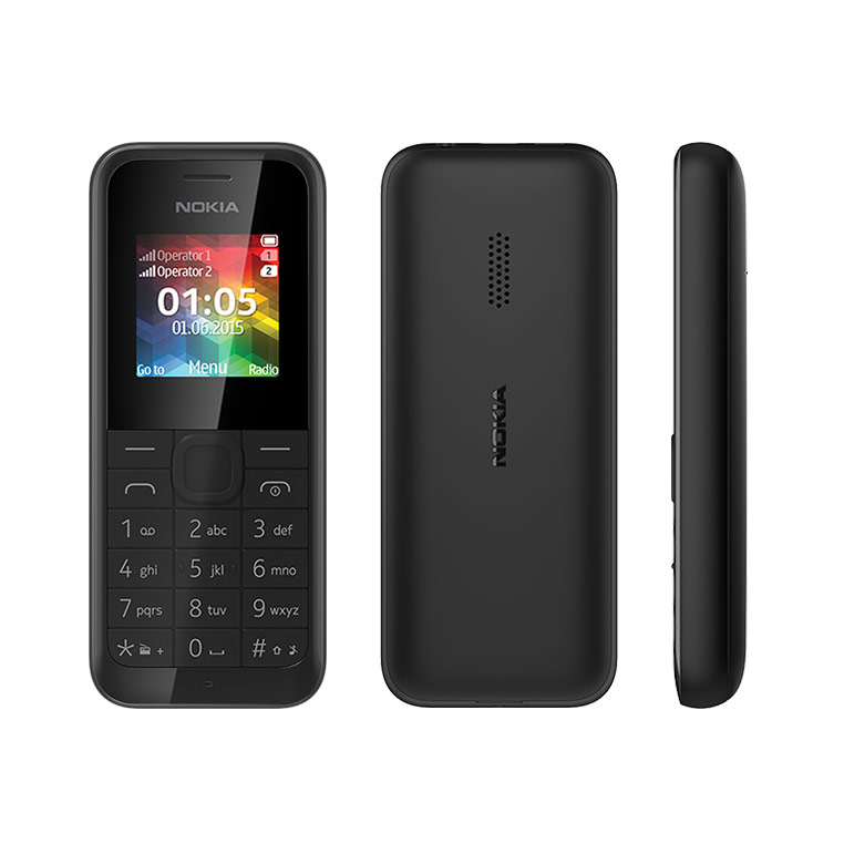 Телефон Nokia 105 Dual SIM Black ( 356950092181383 )