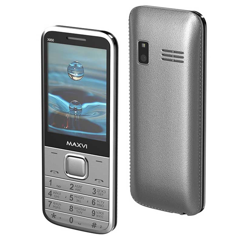 Телефон Maxvi X850 Silver ( 865874014437257 )