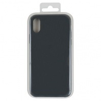 Чехол для iPhone X/XS Soft Touch реплика (серый)