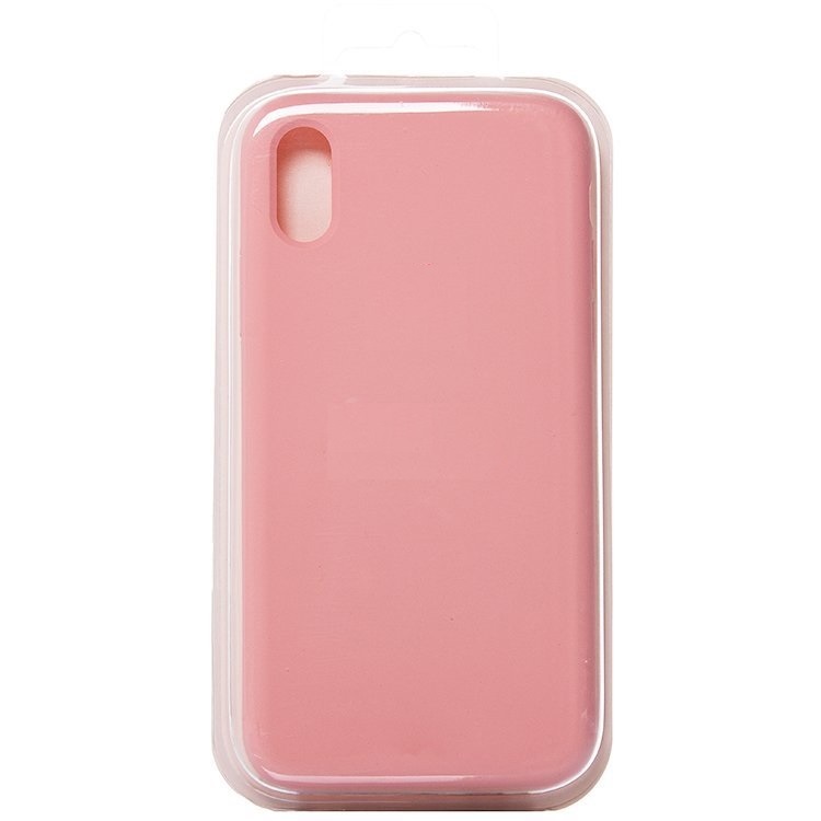 Чехол для iPhone X/XS Soft Touch реплика (розовый)
