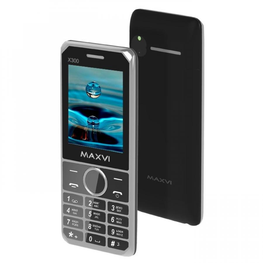Телефон Maxvi X300 Black 