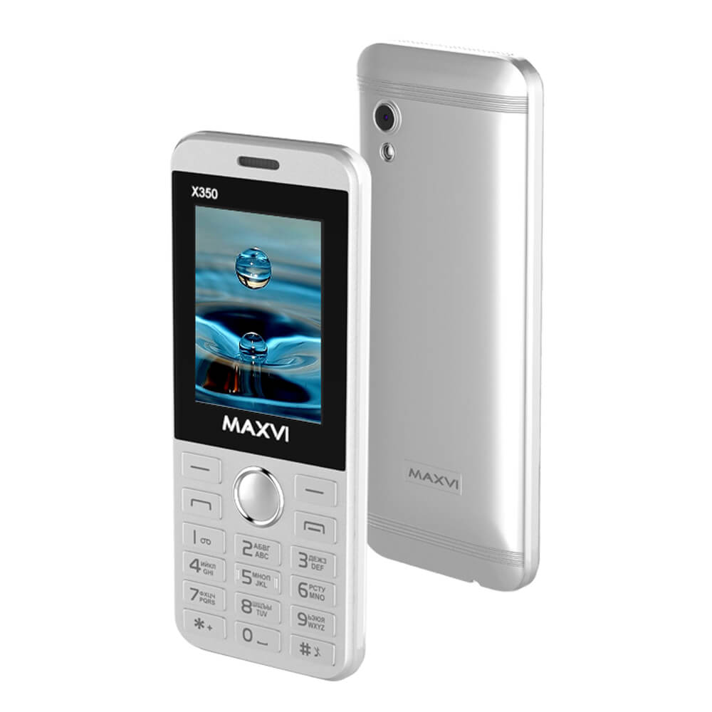 Телефон Maxvi X350 Metalic Silver ( 355287000807473 )