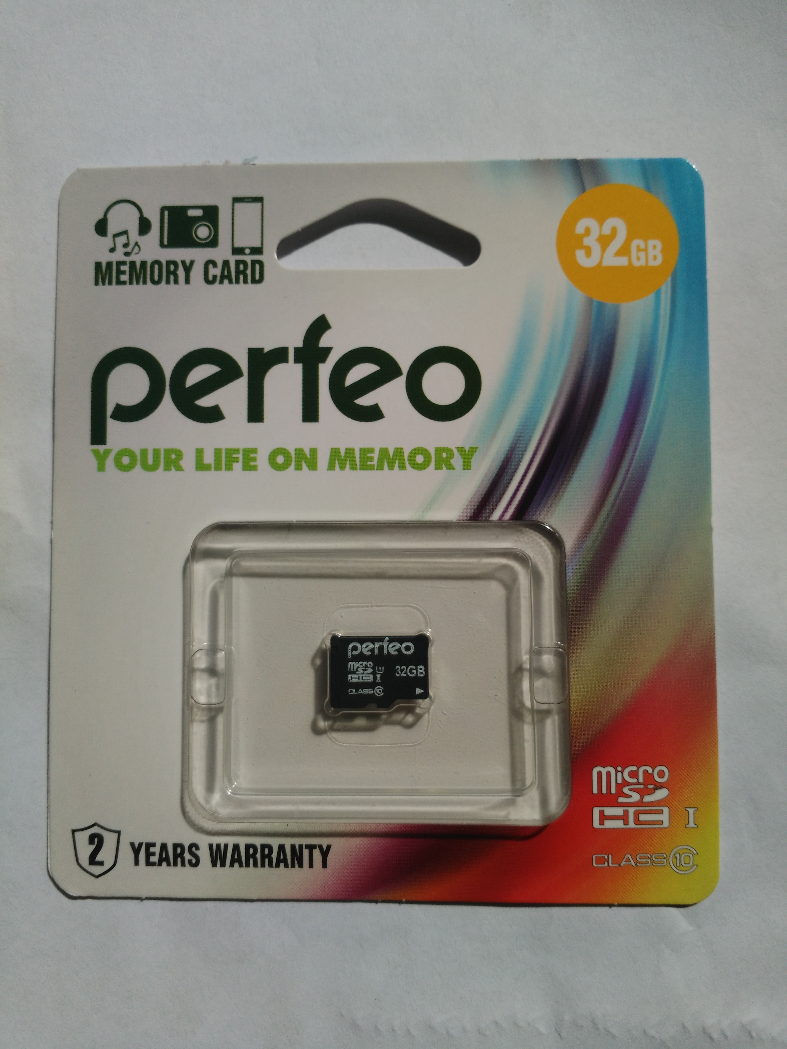 Карта памяти Perfeo micro SD 32Gb class 10 (без адаптера)