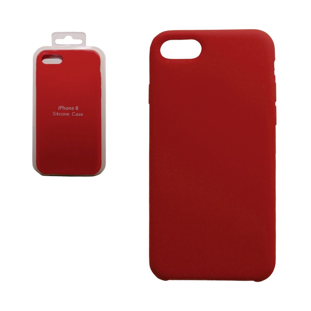 Чехол для iPhone 7/8 Soft Touch (красный)