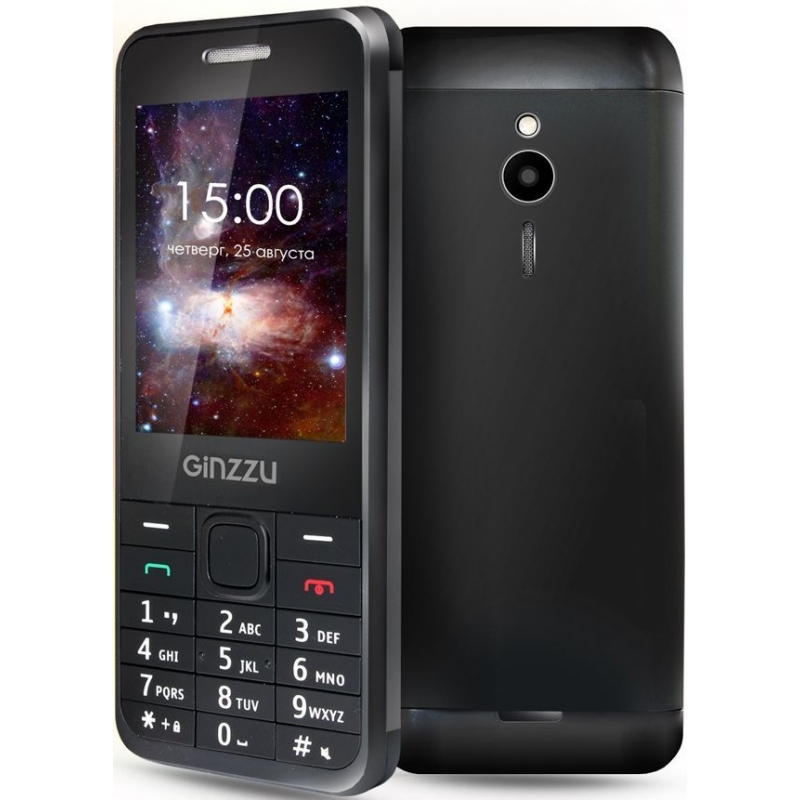 Телефон Ginzzu M108D Black ( 352268083152956 )