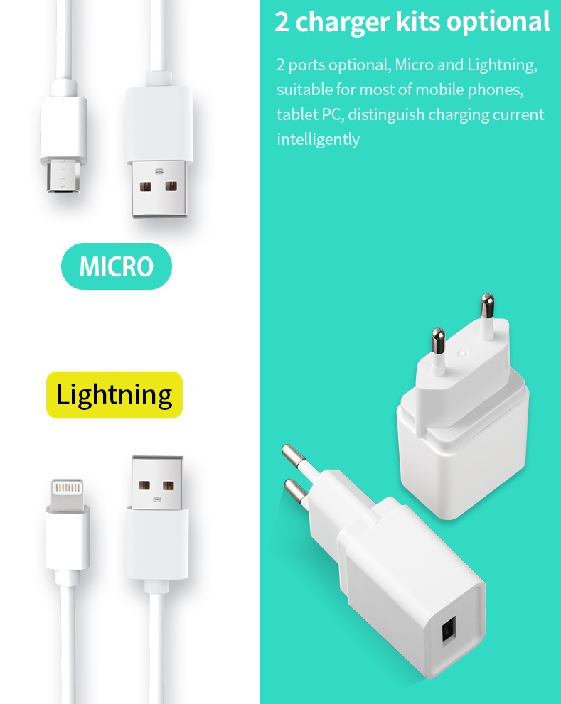 СЗУ "Xipin" EU-L8 + кабель microUSB (1USB/1A)