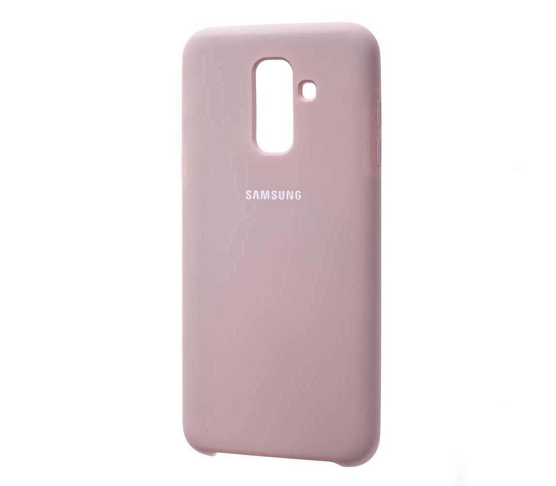 Чехол Samsung A6 Plus (2018) "Soft Touch" (Розовый песок)