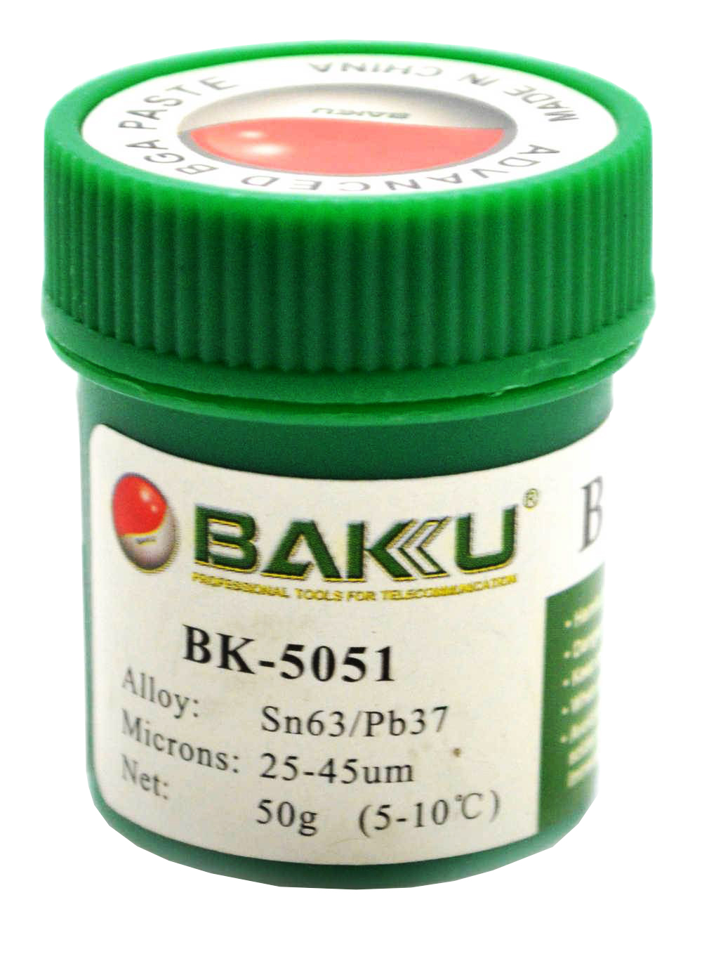 Паста для пайки BAKU BK-5051 (50 гр.)