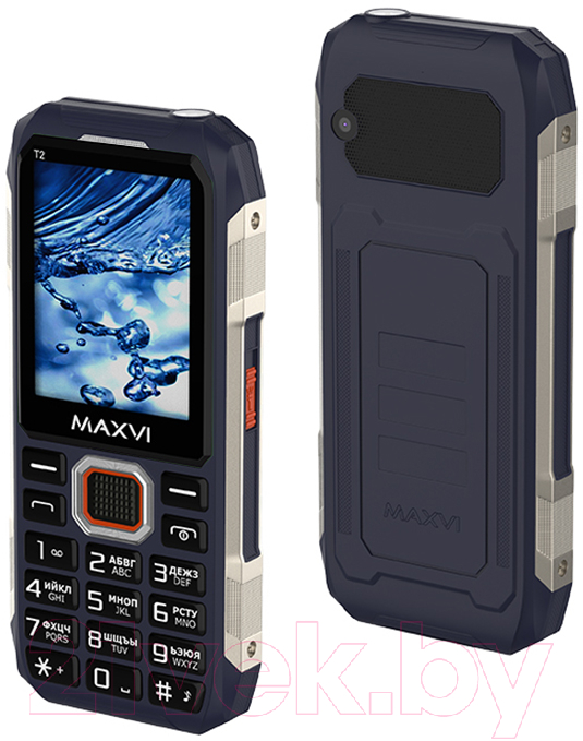 Телефон Maxvi T2 Black Защищенный 