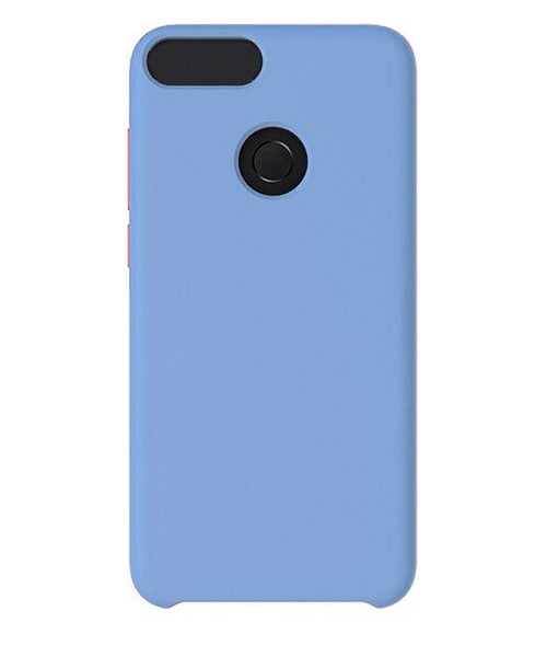 Чехол Huawei Honor 7A Pro/Y6 Prime (2018) Soft Touch (голубой)