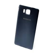 Задняя крышка для Samsung G850F/Galaxy Alpha (черный)