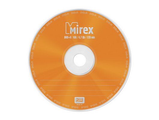 Диск DVD-R Mirex (4.7Gb / 16x / 1 шт.)