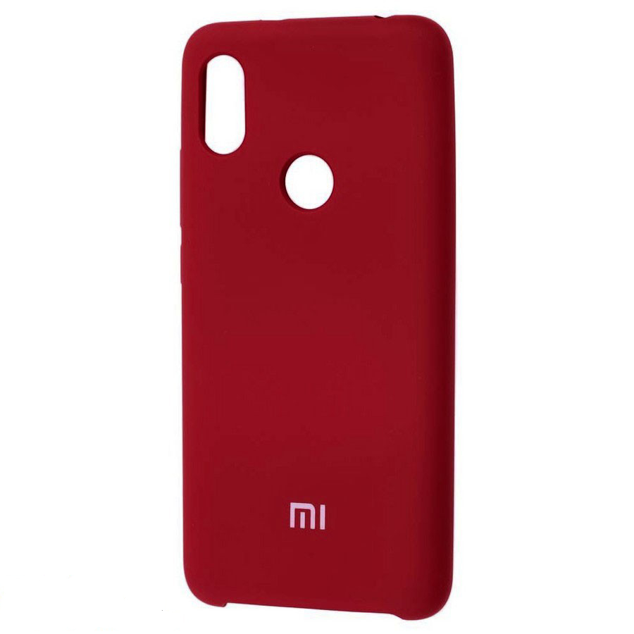 Чехол Xiaomi Redmi Mi 8 Lite Soft Touch (бордовый)