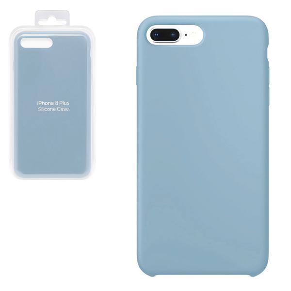 Чехол для iPhone 7/8 Soft Touch (голубой)