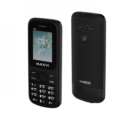 Телефон Maxvi C15 Black 