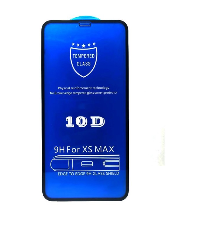Защитное стекло полноэкранное Apple iPhone XS Max/11 Max (черный)