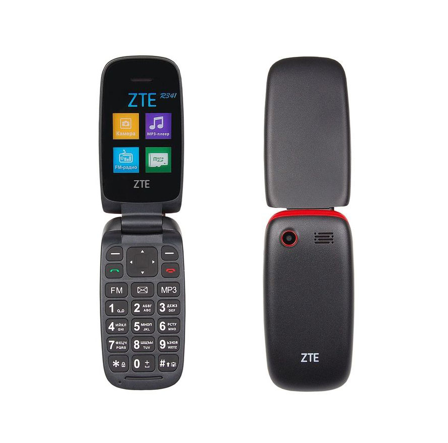 Телефон ZTE R341 Black 