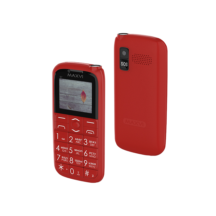 Телефон Maxvi B7 Red