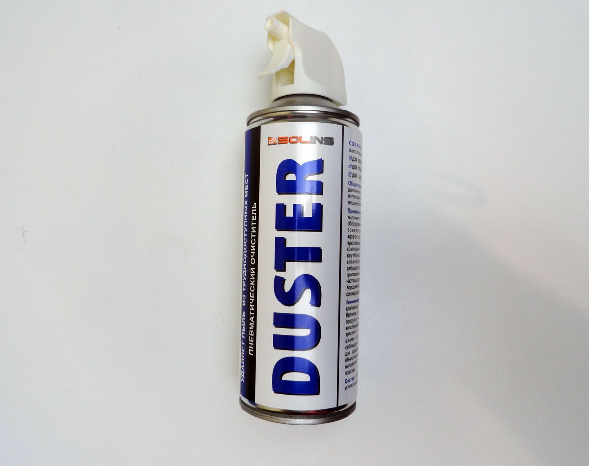 Спрей-очиститель (сжатый воздух) Duster (Solins) 400мл