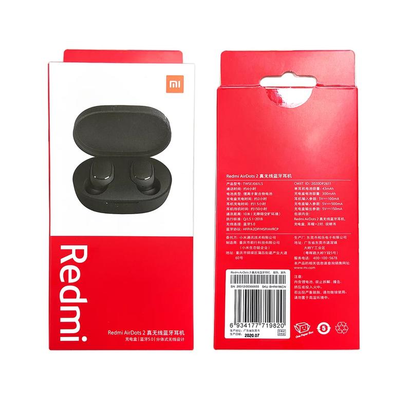 Bluetooth-гарнитура Xiaomi-Redmi Airdots 2 (black)