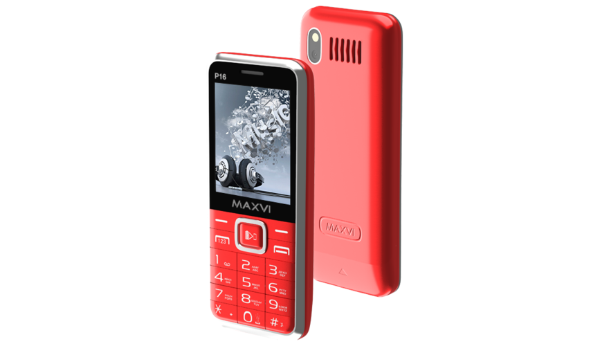 Телефон Maxvi P16 Red 