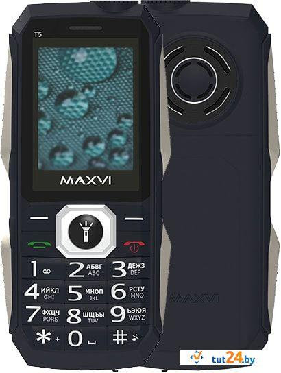 Телефон Maxvi T5 Dark Blue Защищенный