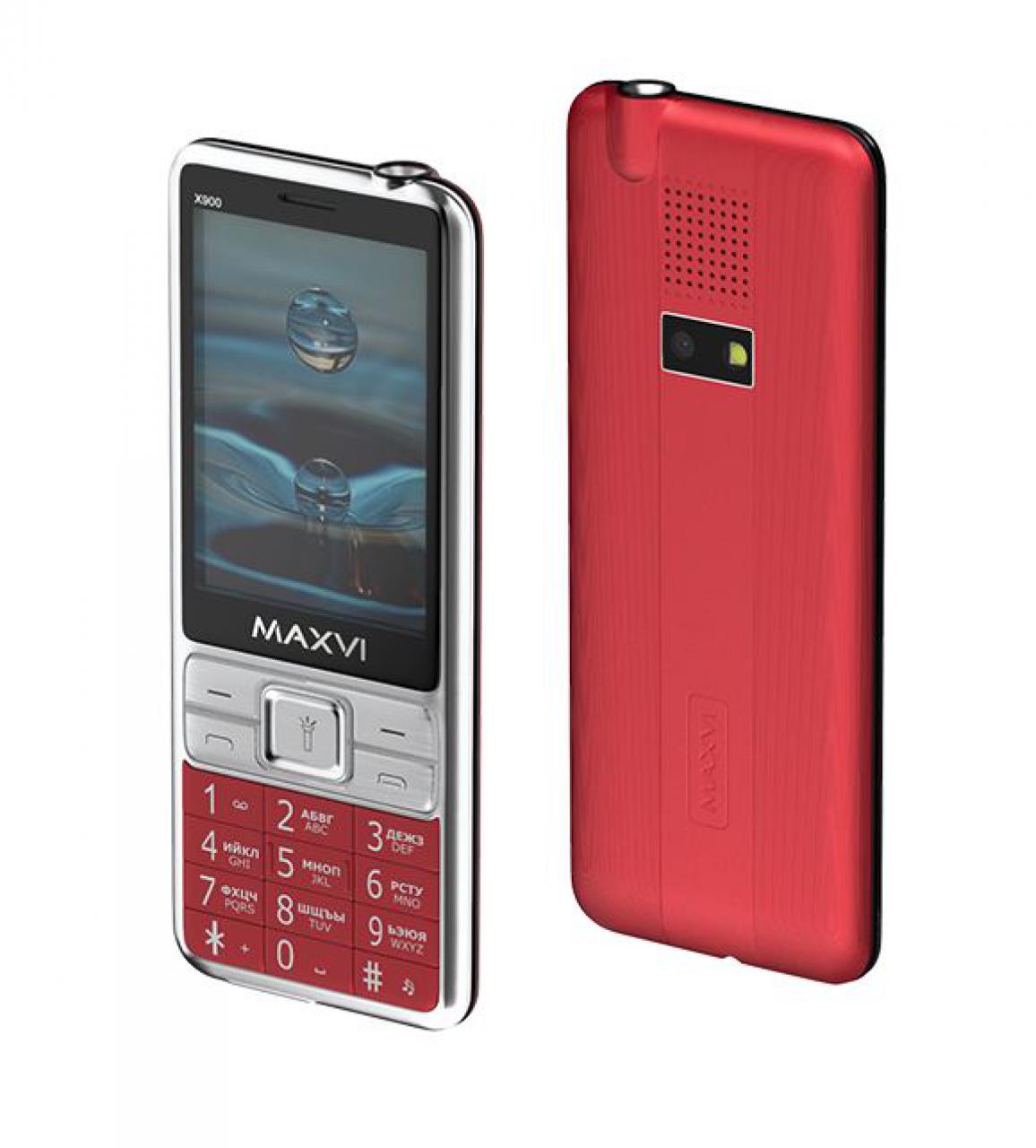 Телефон Maxvi X900 Red