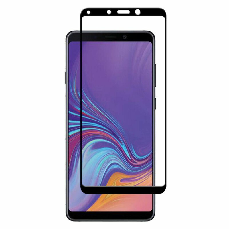 Защитное стекло для Samsung A80 2D (2019) черный