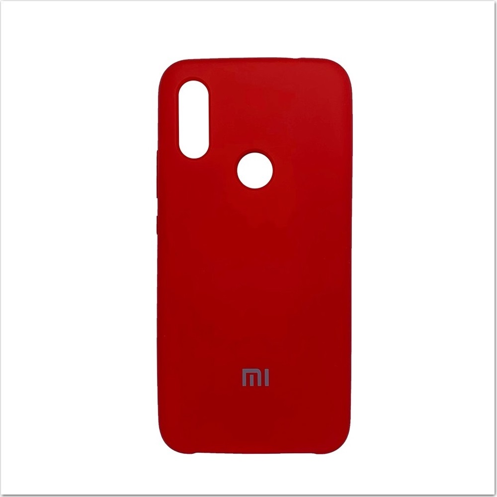 Чехол Xiaomi Redmi 7 Soft Touch (красный)