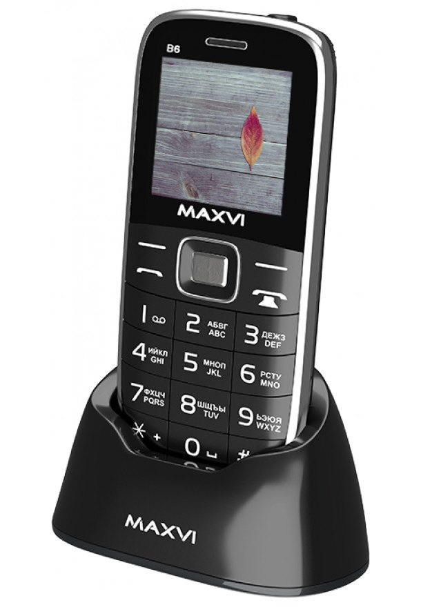 Телефон Maxvi B6 Black