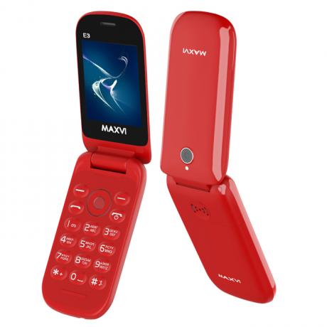 Телефон Maxvi E3 Red