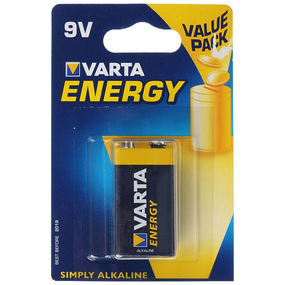 Батарейка Varta 6LR61-1BL
